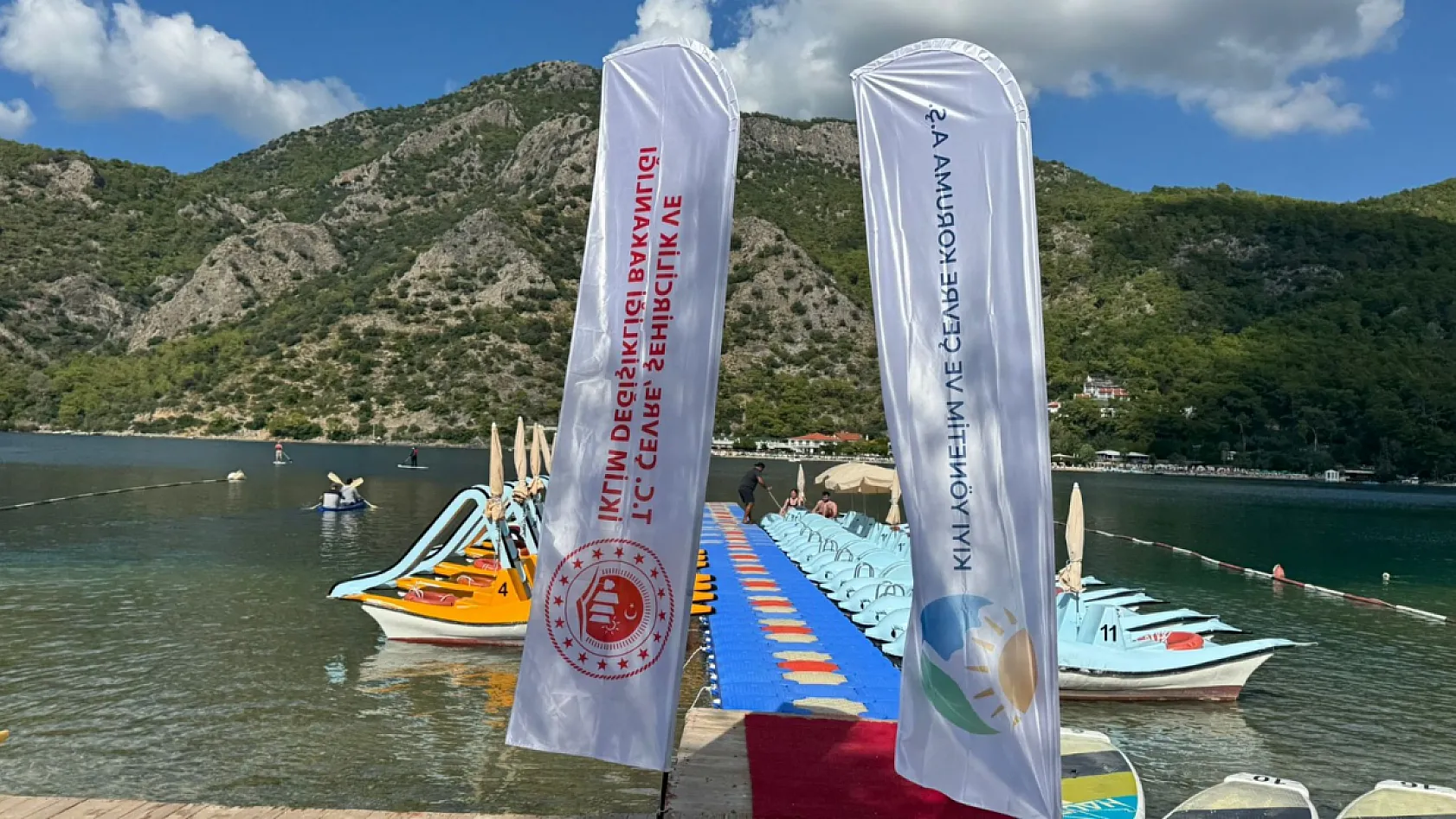 Ölüdeniz'de Çocuk Esirgeme Kurumu'ndan Gelen Çocuklar Denizin Keyfini Çıkardı