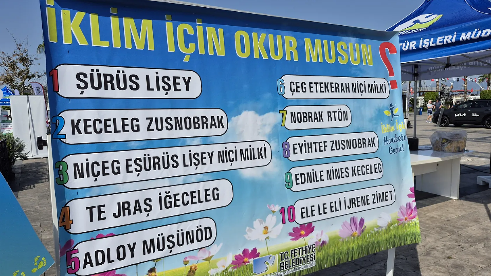 Fethiye'de İklim Değişikliği ile Mücadele Haftası etkinlikleri devam ediyor