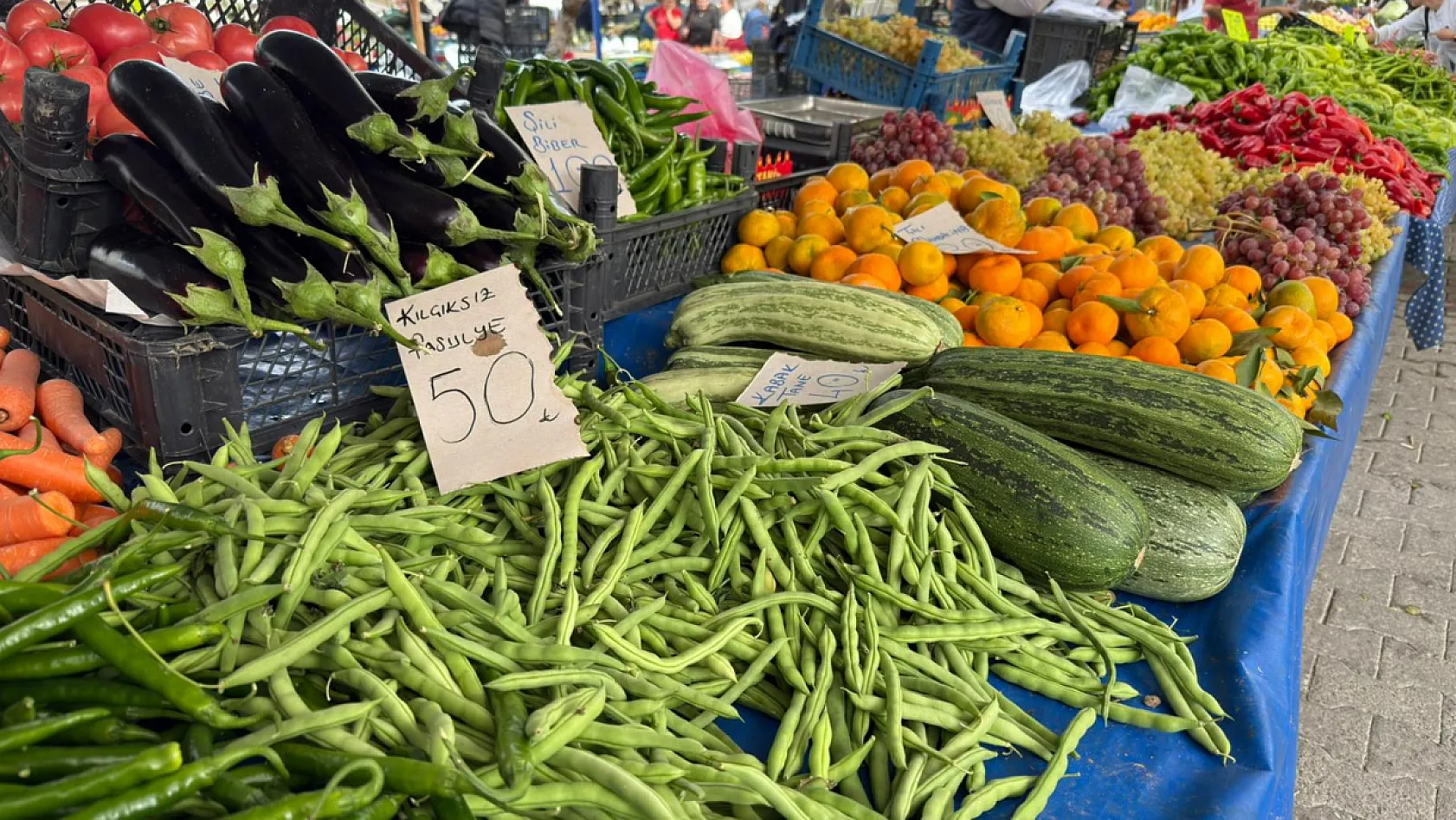 Fethiye Pazar Pazarı'ndaki güncel fiyatlar