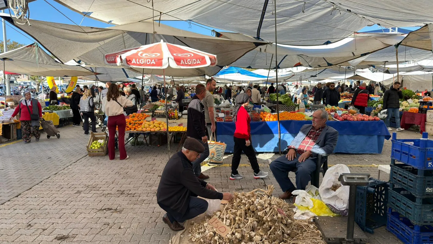 Fethiye'de Cuma Pazarı bu hafta durgun