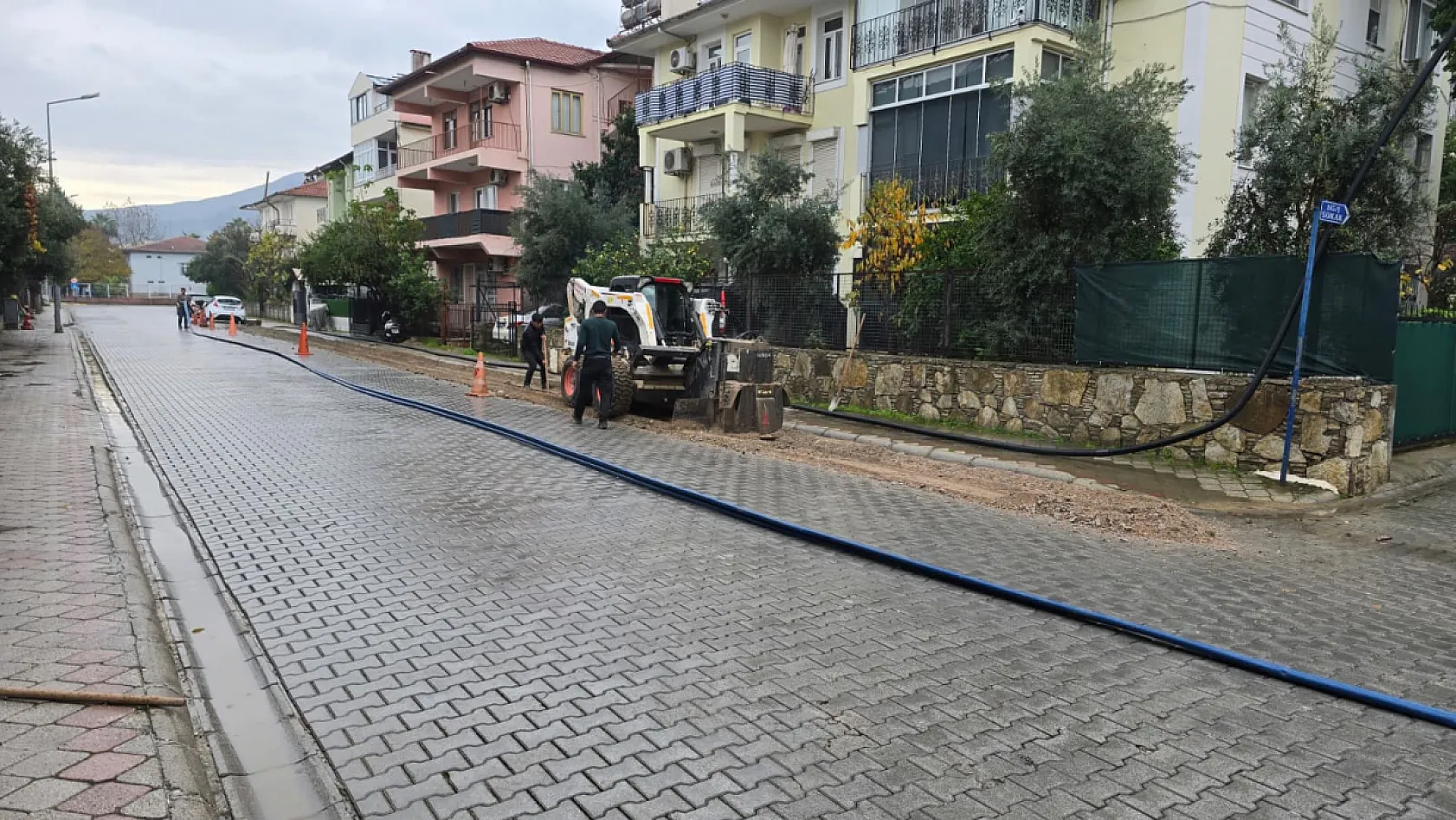 Fethiye Taşyaka Mahallesi'nde fiber internet altyapı çalışmaları başladı