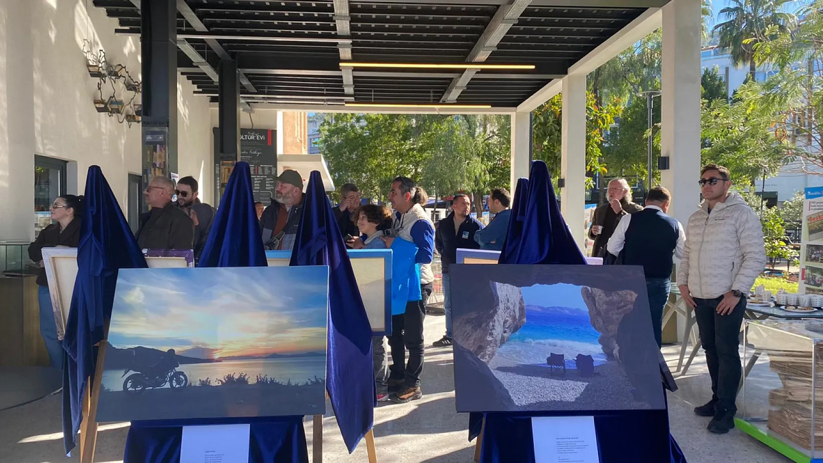 'Denizin Fethiye Yüzü' Fethiye Kültür Evi'nde sanatseverlerle buluştu