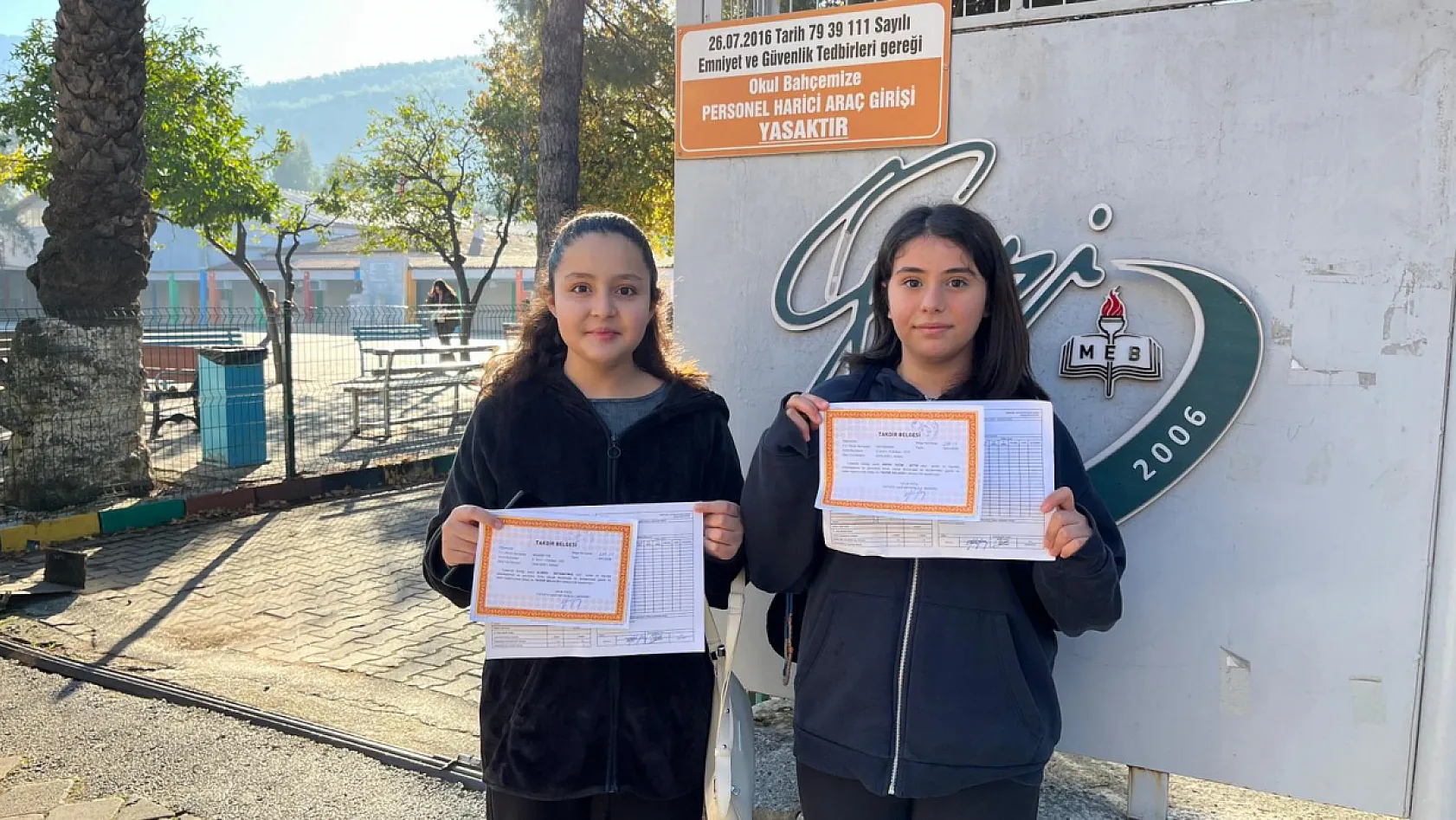 Fethiye'de 31 bin 952 öğrenci için karne zamanı