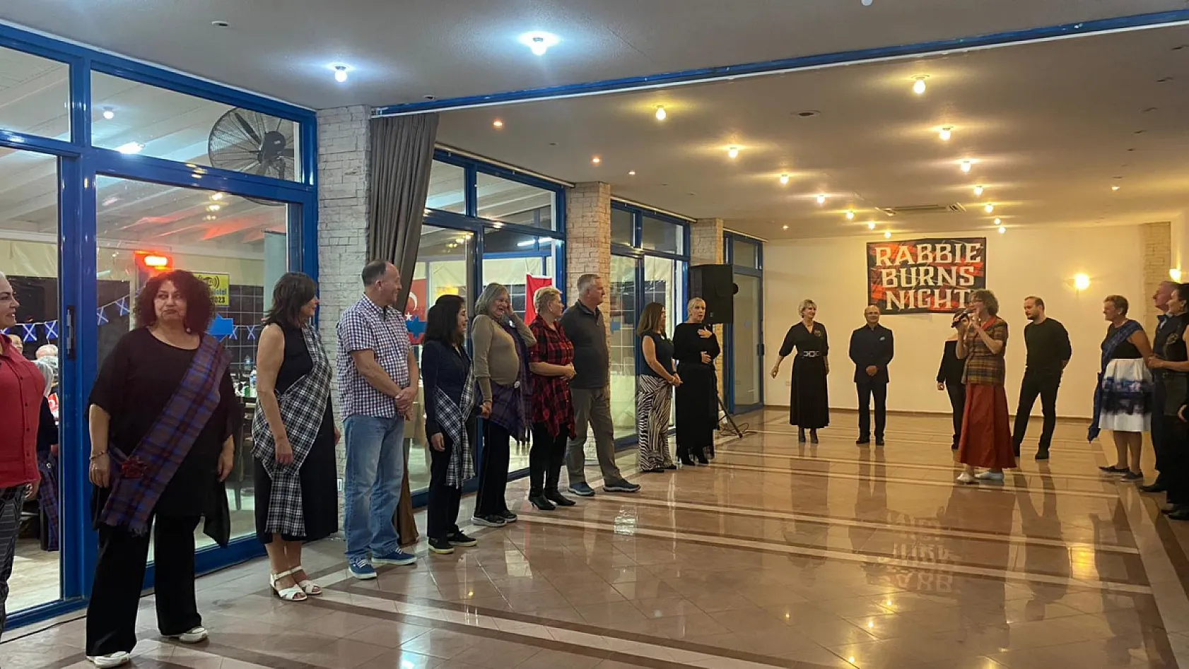 Fethiye'de 'İskoç Gecesi' renkli görüntülere sahne oldu