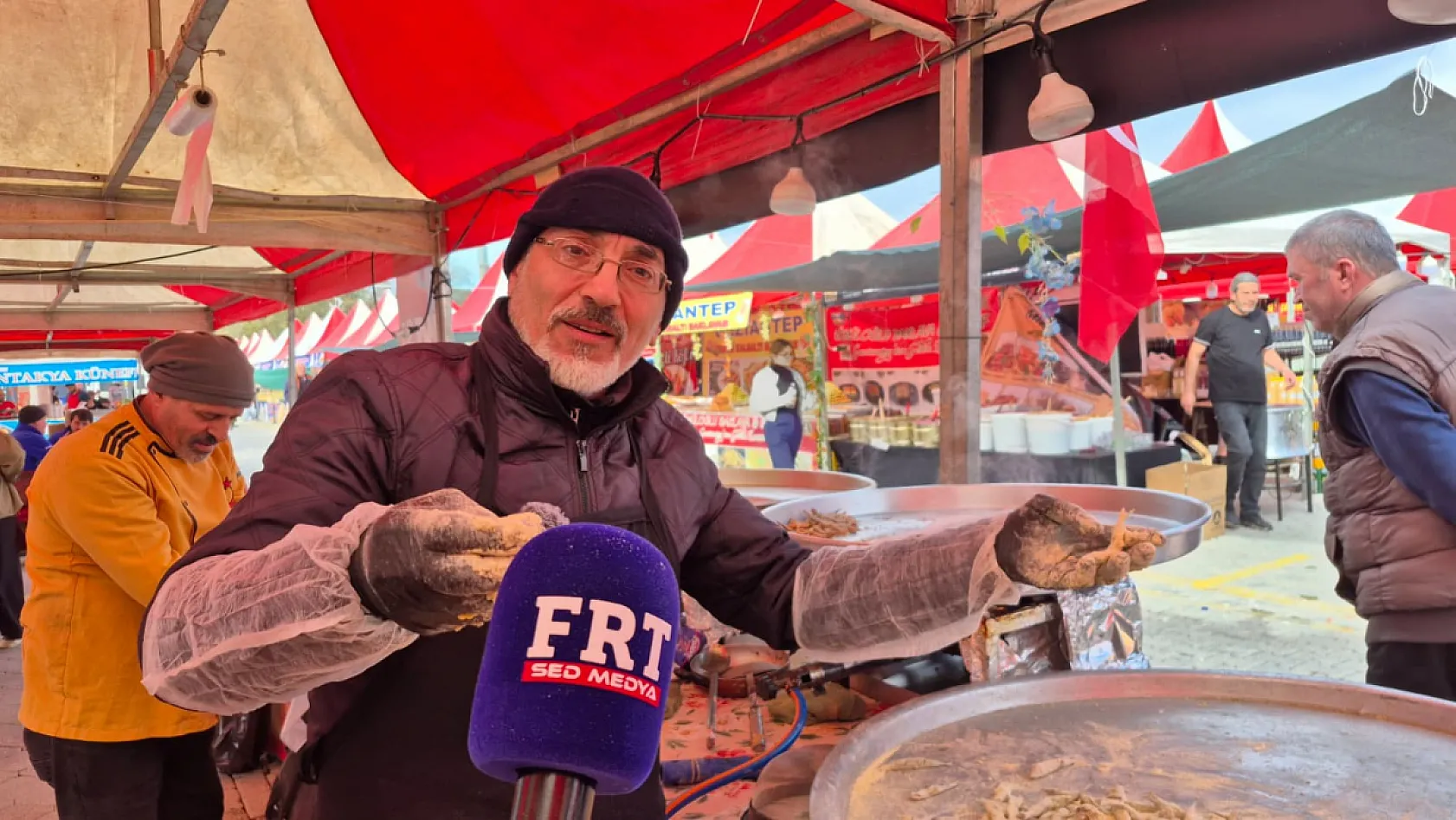 1. Fethiye Hamsi Festivali'nde hamsinin sözcüsü 'Fırtına Mehmet'