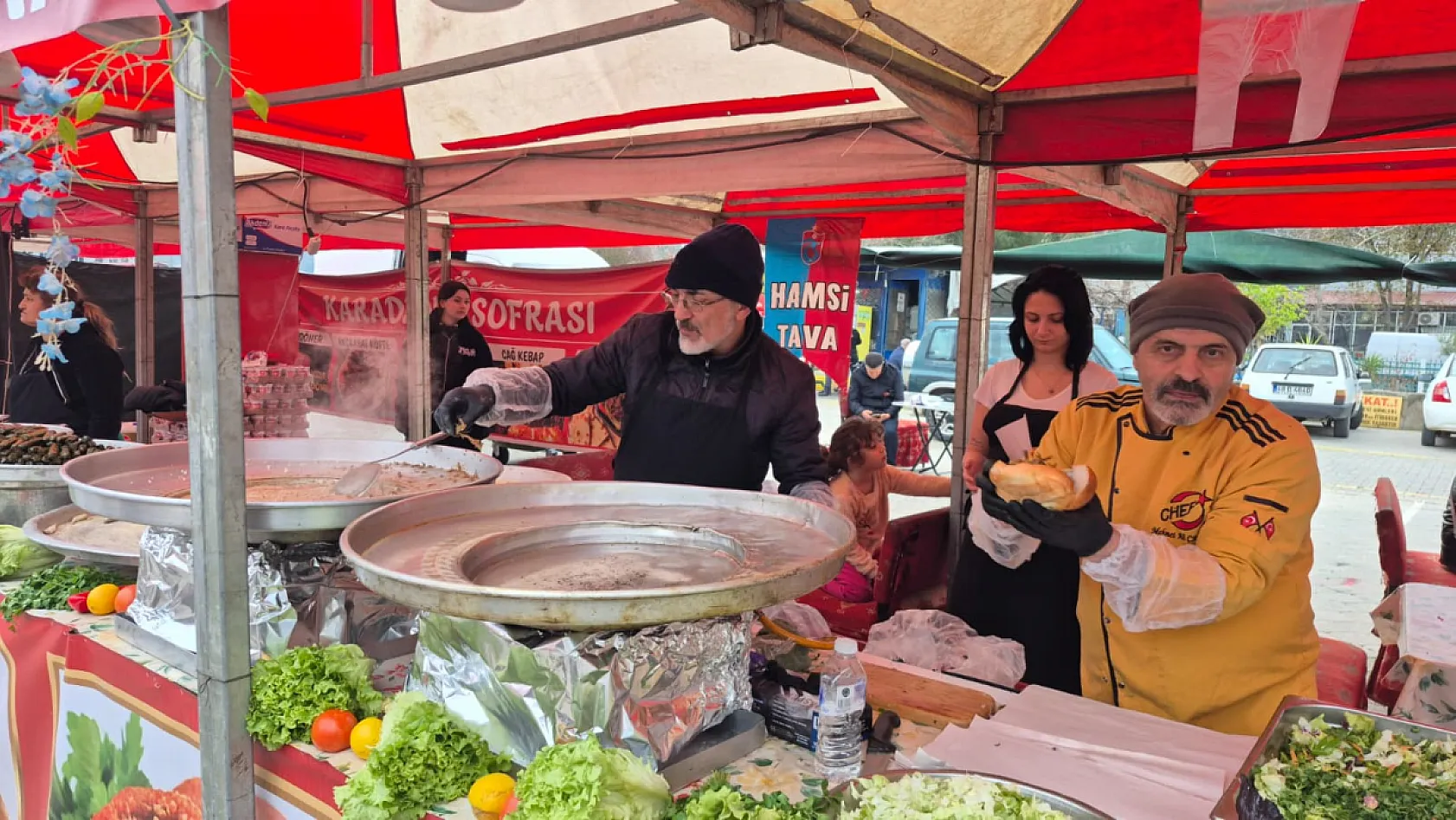 1. Fethiye Hamsi Festivali'nde hamsinin sözcüsü 'Fırtına Mehmet'