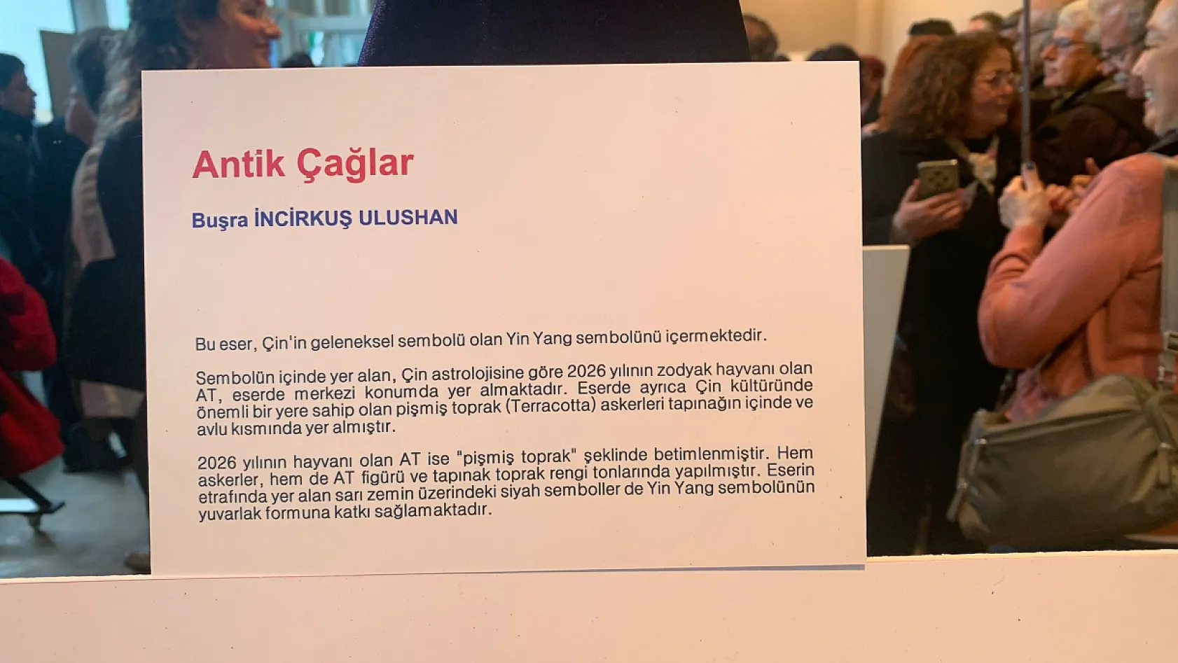 'At Yılı' Sergisi'nde tek Türk Sanatçı: Büşra İncirkuş Ulushan Fethiye'de eserini tanıttı