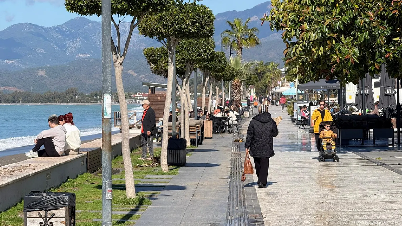 Fethiye'de yağışların ardından güneş yüzünü gösterdi