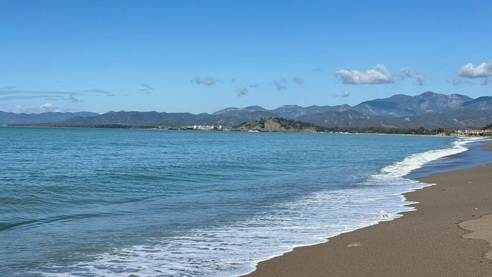 Fethiye'de yağışların ardından güneş yüzünü gösterdi