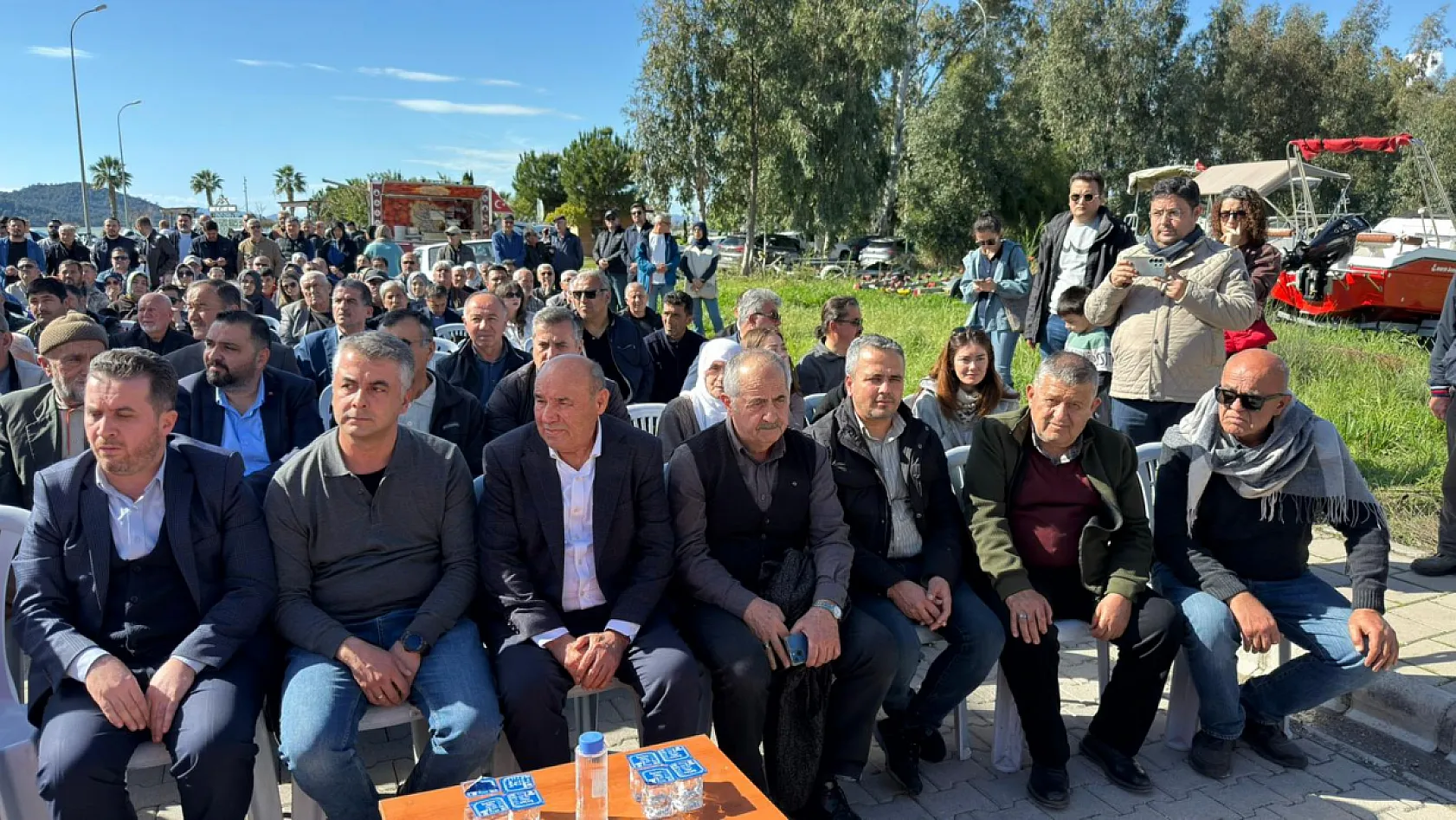 Fethiye'de Sahil Cami'nin temeli dualarla atıldı: Kurban Bayramı'na yetiştirilecek