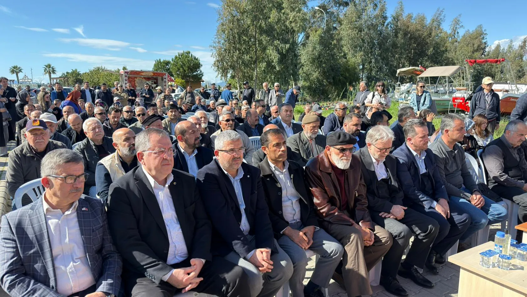 Fethiye'de Sahil Cami'nin temeli dualarla atıldı: Kurban Bayramı'na yetiştirilecek