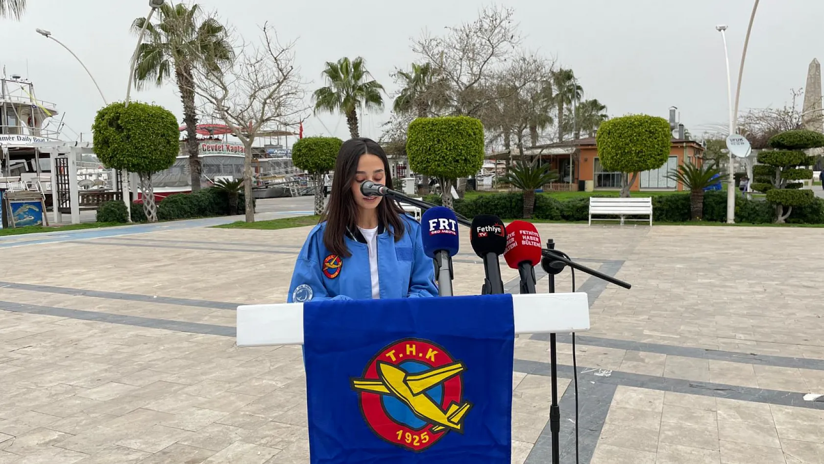 Fethiye'de Türk Hava Kurumu'nun 101. yılı törenle kutlandı: 101. gurur yılı