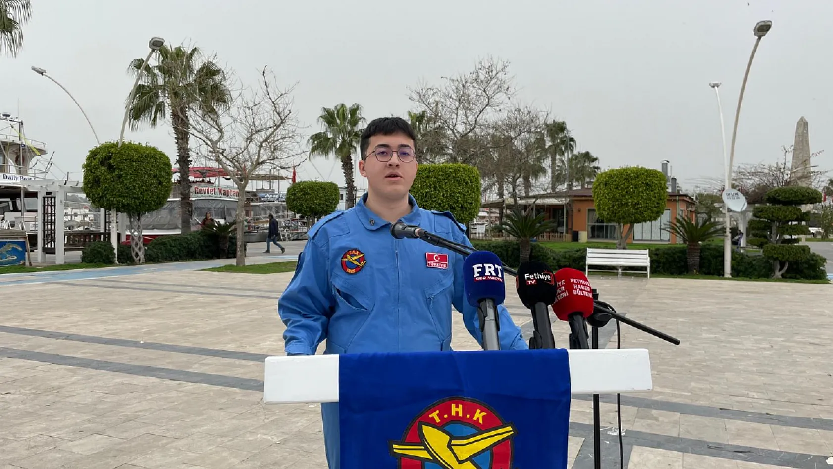 Fethiye'de Türk Hava Kurumu'nun 101. yılı törenle kutlandı: 101. gurur yılı