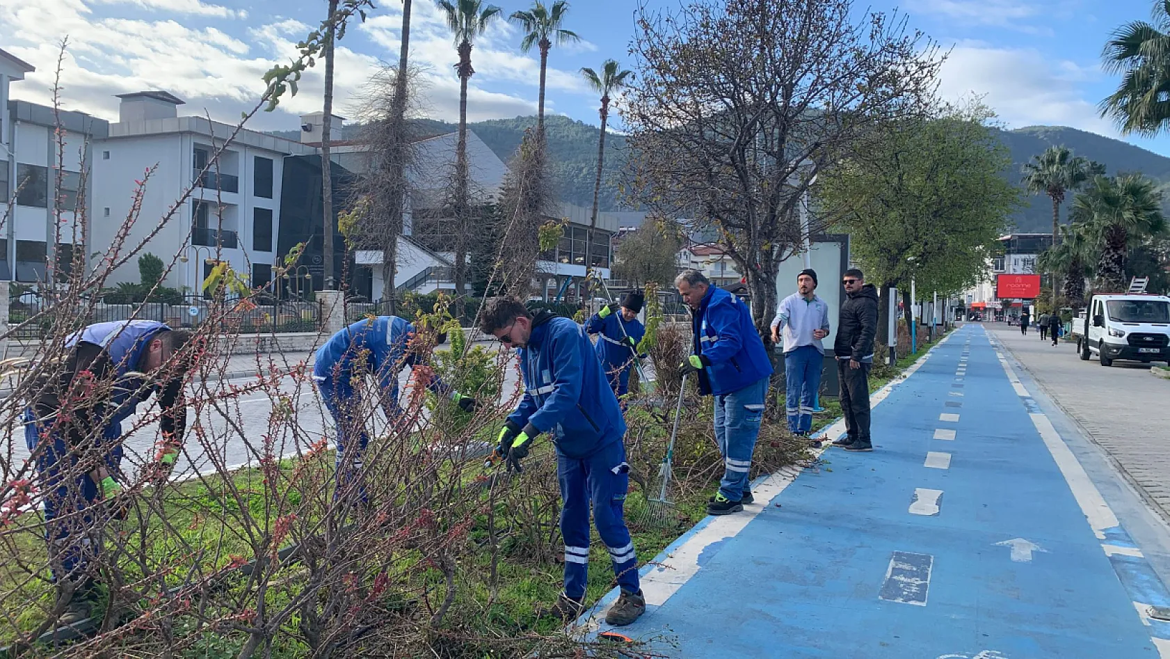 Fethiye'de Sahil Bandı yeni sezona hazırlanıyor