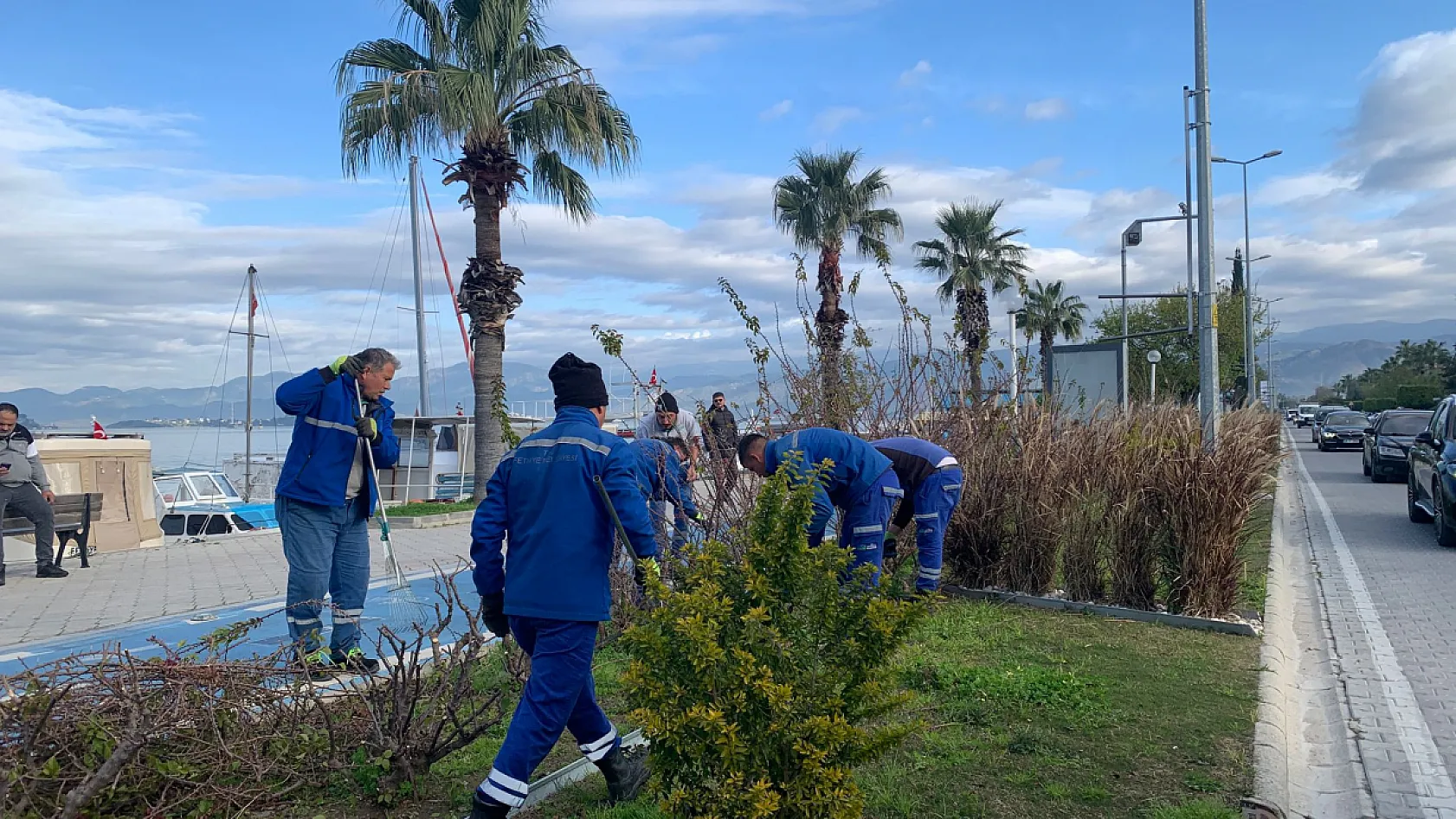 Fethiye'de Sahil Bandı yeni sezona hazırlanıyor