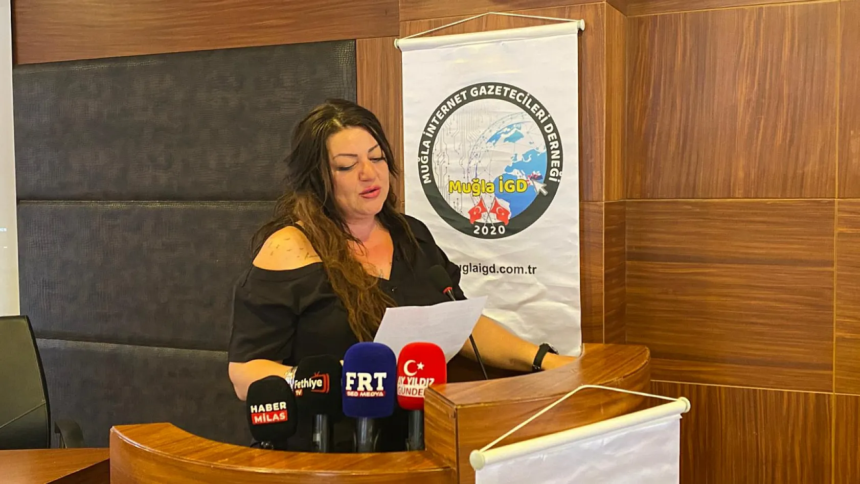 Gazeteciler Fethiye'de toplandı: İGD'de H. Seda Köktener dönemi devam ediyor
