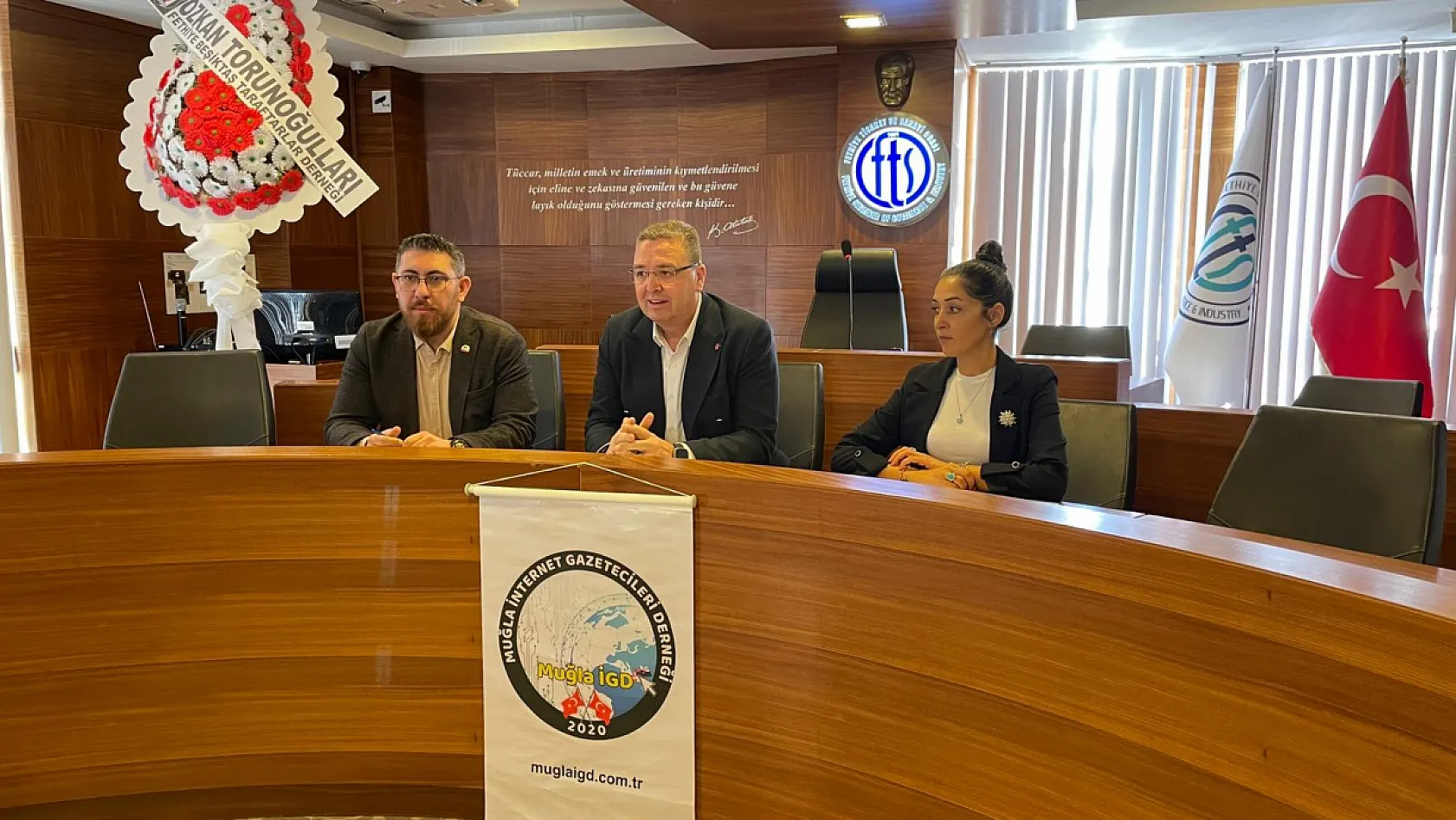 Gazeteciler Fethiye'de toplandı: İGD'de H. Seda Köktener dönemi devam ediyor