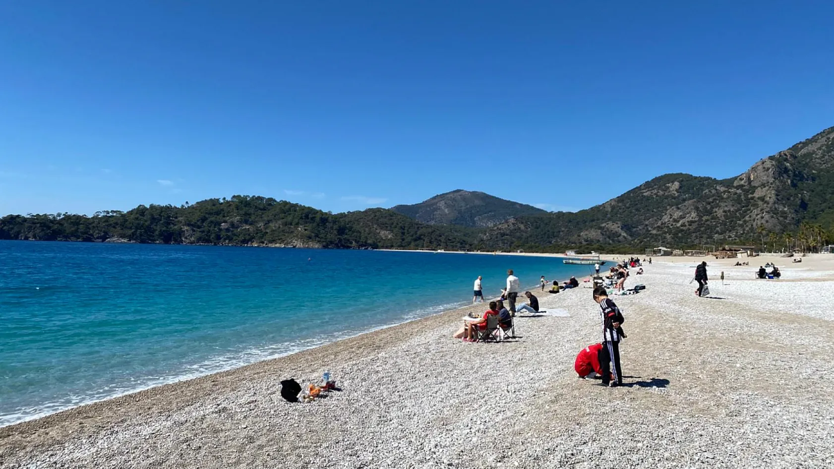 Fethiye Belcekız Plajı Mart Ayında Vatandaşların Tercihi Oldu