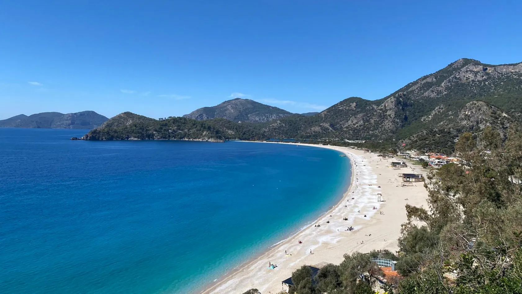 Fethiye Belcekız Plajı Mart Ayında Vatandaşların Tercihi Oldu