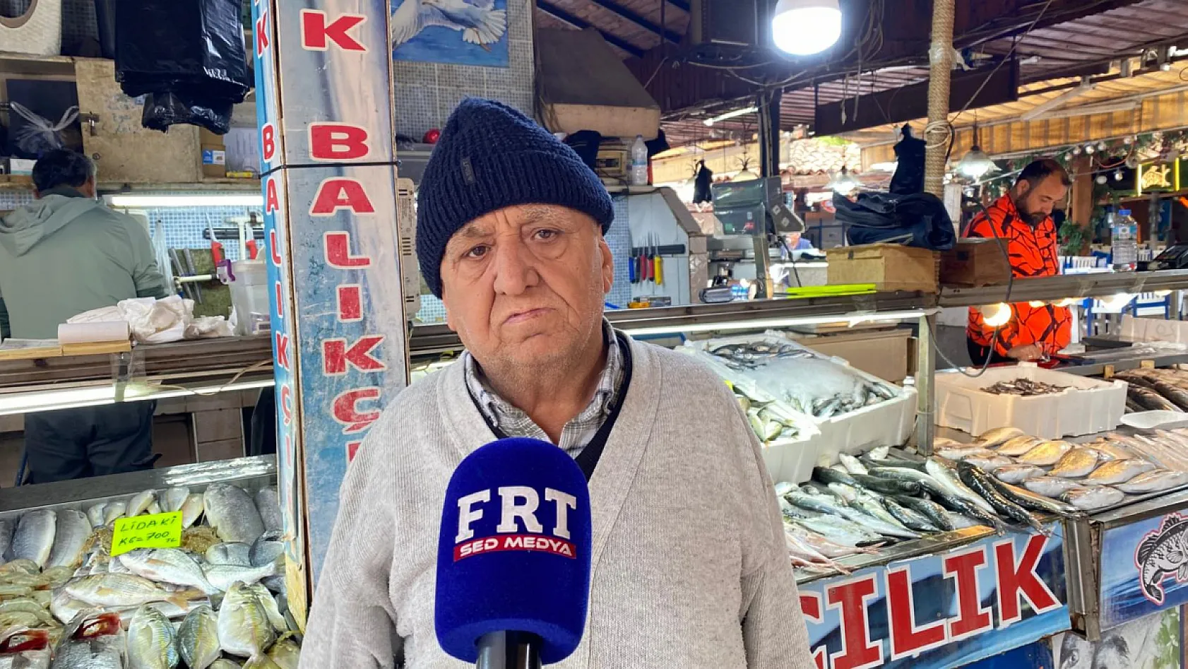 Fethiye Balık Pazarı Tezgahlarında Bayram Öncesi Hareketlilik