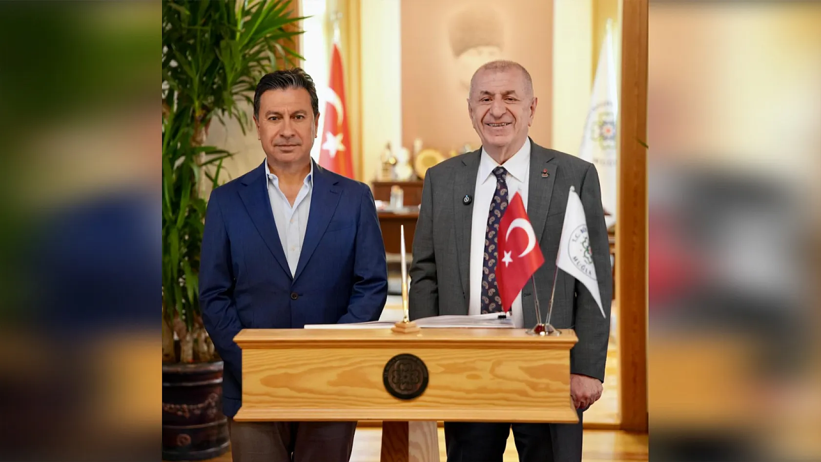 Zafer Partisi Genel Başkanı Ümit Özdağ Muğla'da temaslarda bulundu