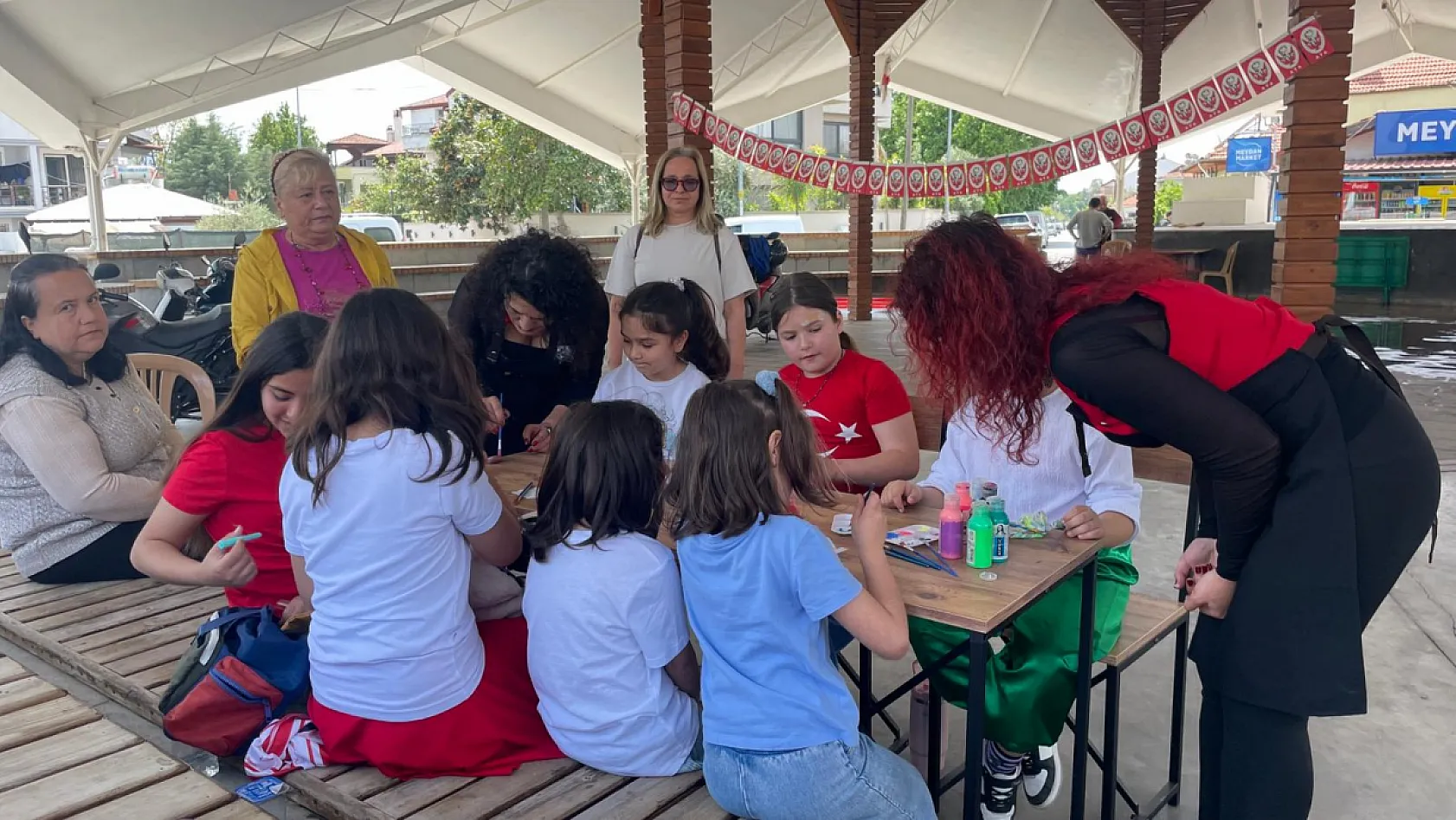 Fethiye'de Çocuklar Sanat Etkinliğinde Buluştu
