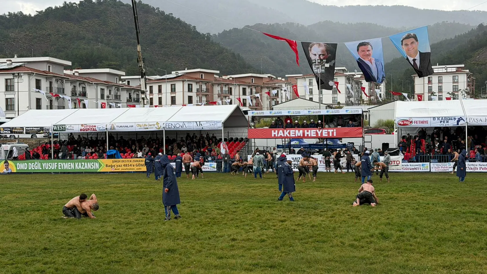 Fethiye'de Yağlı Güreş Heyecanı: 'Kırkın Üzerinde Başpehlivan Kol Bağlayacak'