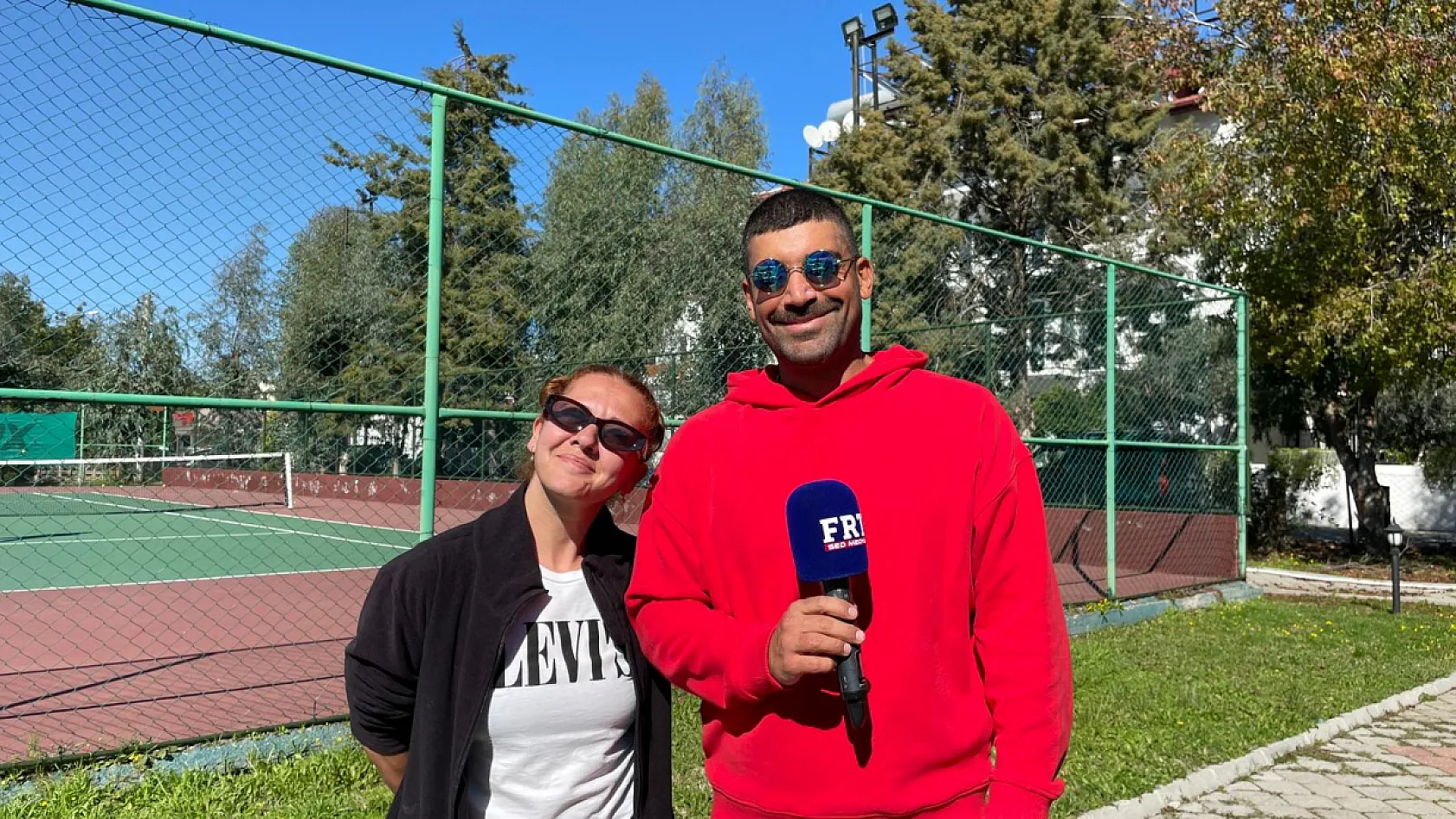 Fethiye'de ertelenen tenis turnuvası coşkulu başladı