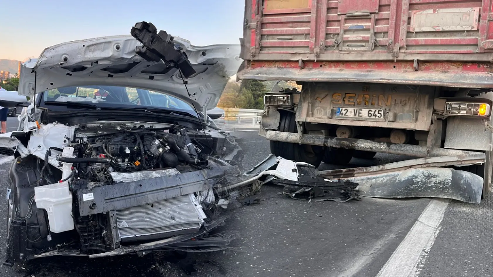 Yatağan-Milas Karayolu'nda trafik kazası:2 yaralı