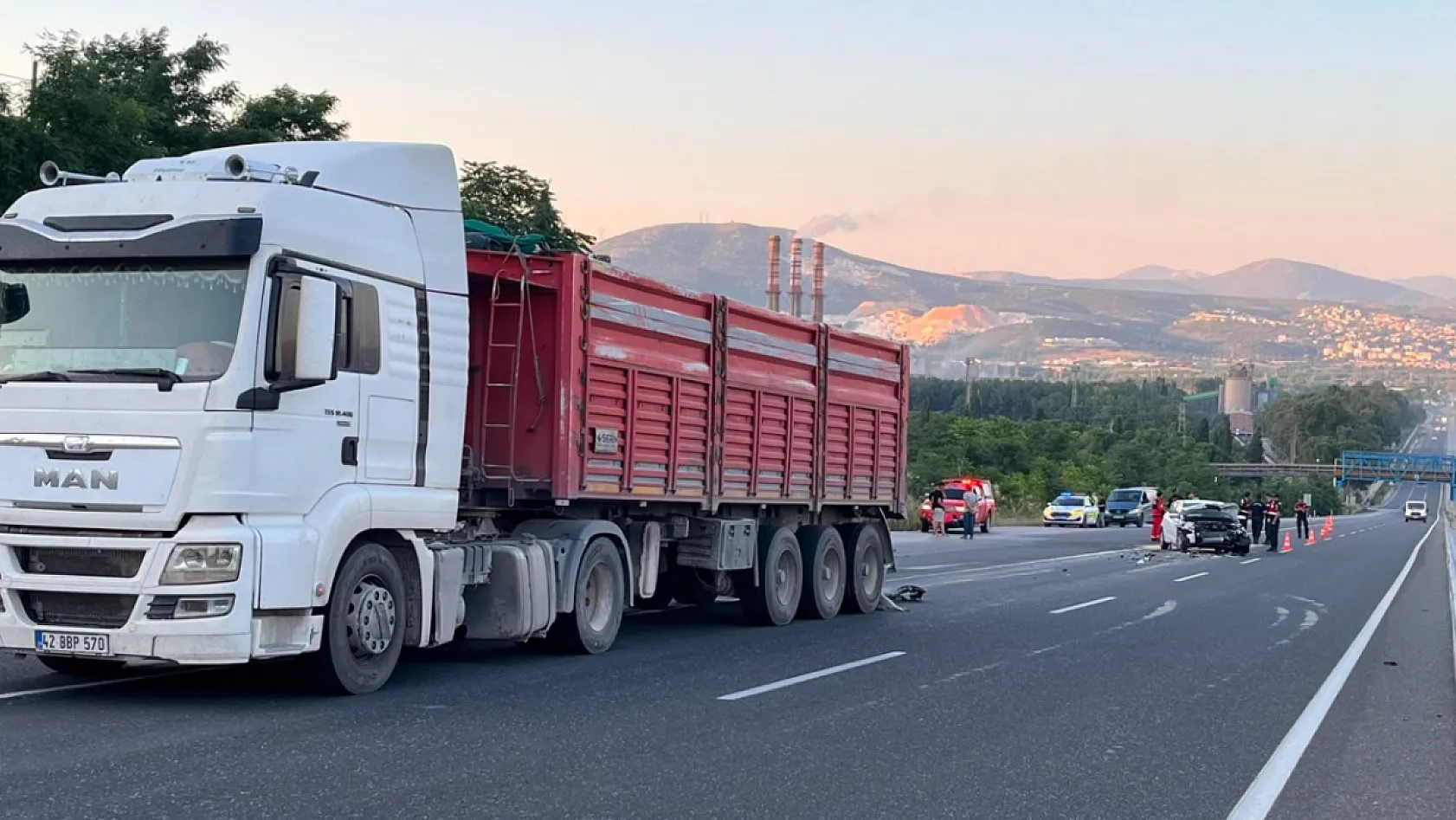Yatağan-Milas Karayolu'nda trafik kazası:2 yaralı