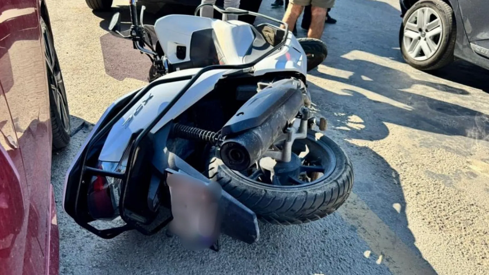 Ortaca'da Motosiklete Otomobil Çarptı: 1 Yaralı