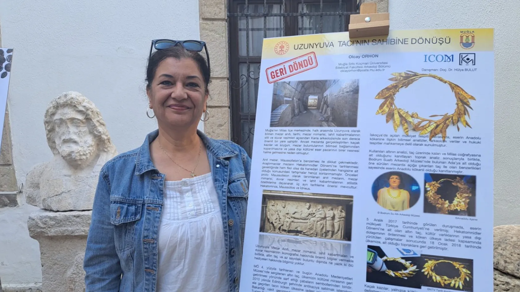 Yurda dönen tarihi eserler Muğla Müzesi'nde görücüye çıktı