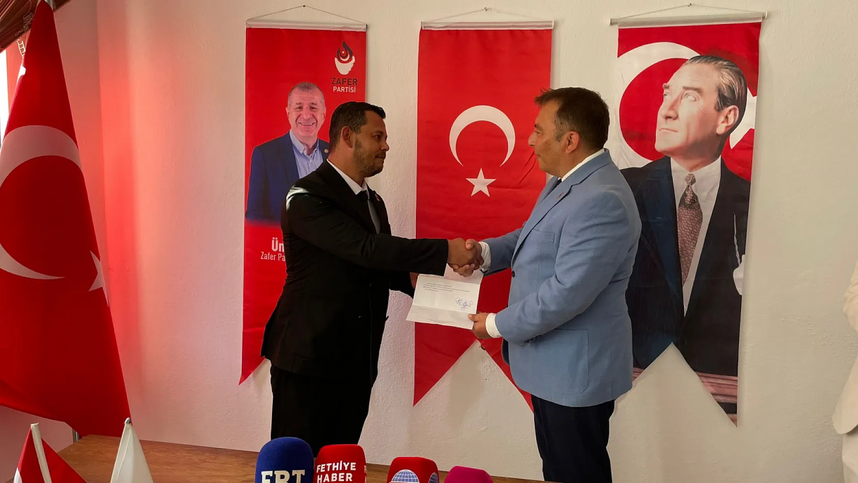 Zafer Partisi Fethiye İlçe Başkanlığı Mazbata Töreni Düzenlendi