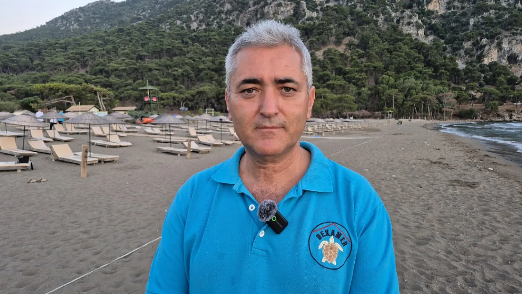 Muğla'da tedavi edilen deniz kaplumbağası 'Şimşek' denize bırakıldı
