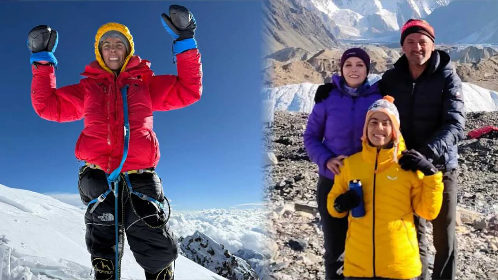 Dünyanın en yüksek 2.dağına tırmanıp tarihe geçen Türk kadın dağcı o anları anlattı