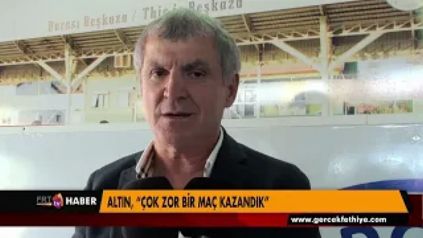 ALTIN, 'ÇOK ZOR BİR MAÇ KAZANDIK'