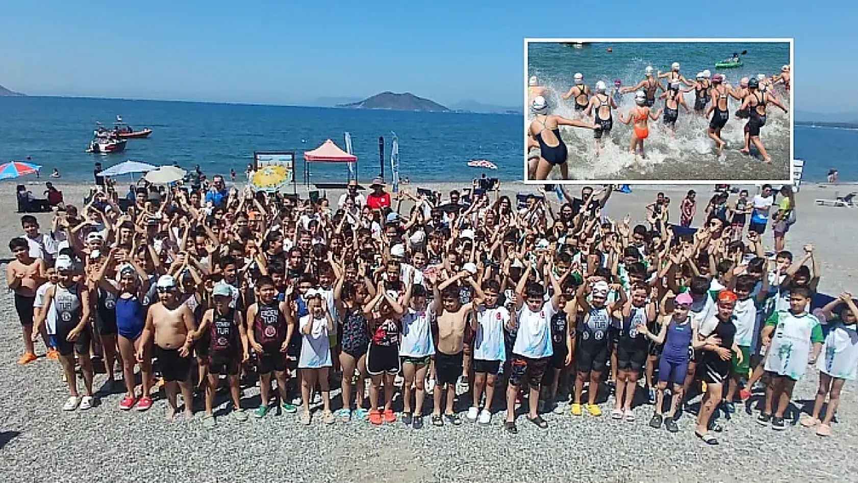 Aquatlon Bölge Şampiyonası Fethiye'de Başladı: 205 Sporcu Çalış Plajı'nda Yarışıyor
