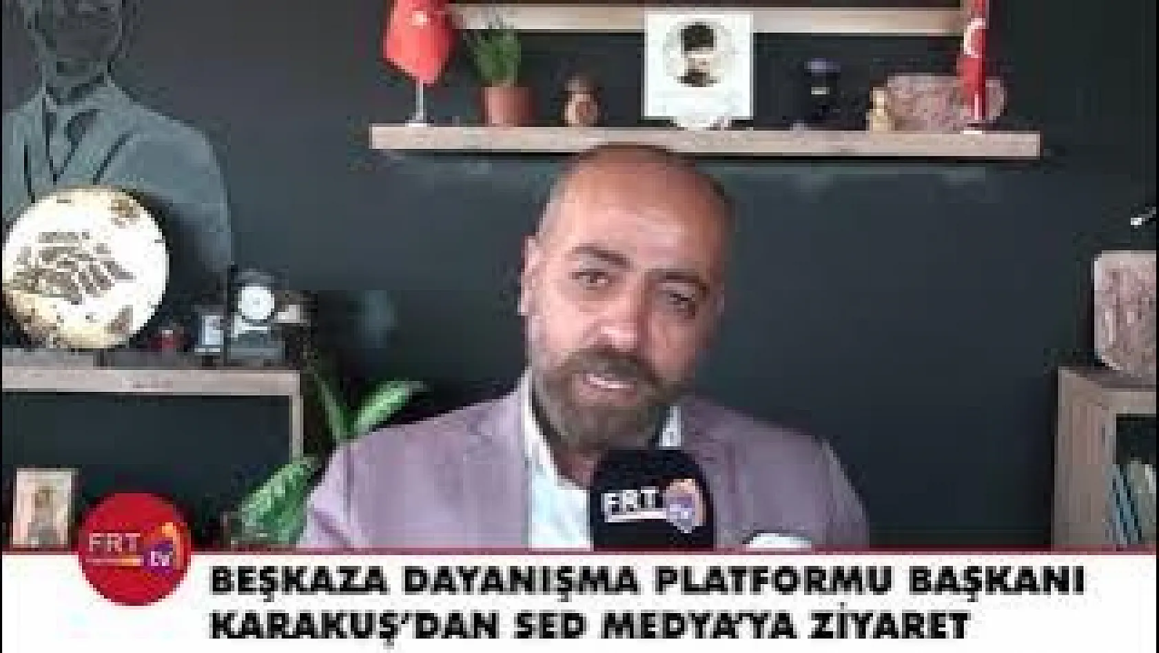 Beşkaza Dayanışma Platformu Başkanı Karakuş'dan SED Medya'ya ziyaret