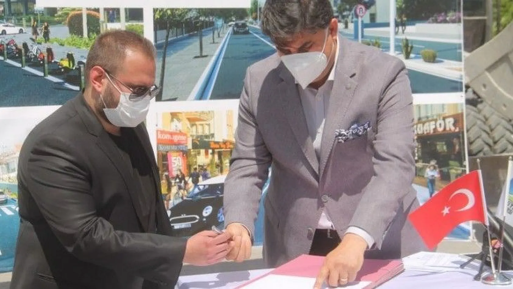 BSK Sıcak asfalt çalışmaları için imzalar atıldı