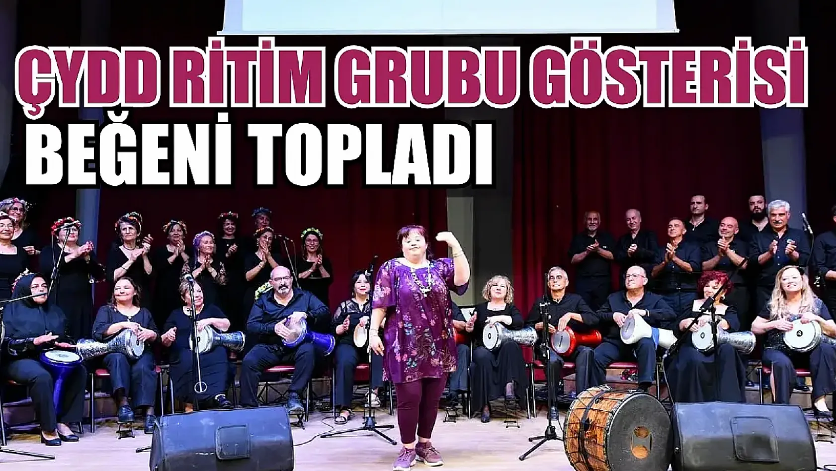 ÇYDD ritim grubu gösterisi beğeni topladı