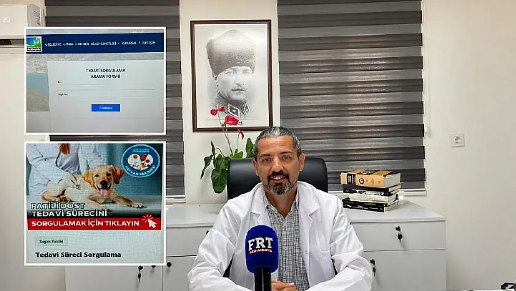Fethiye Belediyesi'nden hayvanseverlere dijital kolaylık: Tedavi süreci artık internetten takip edilebilecek