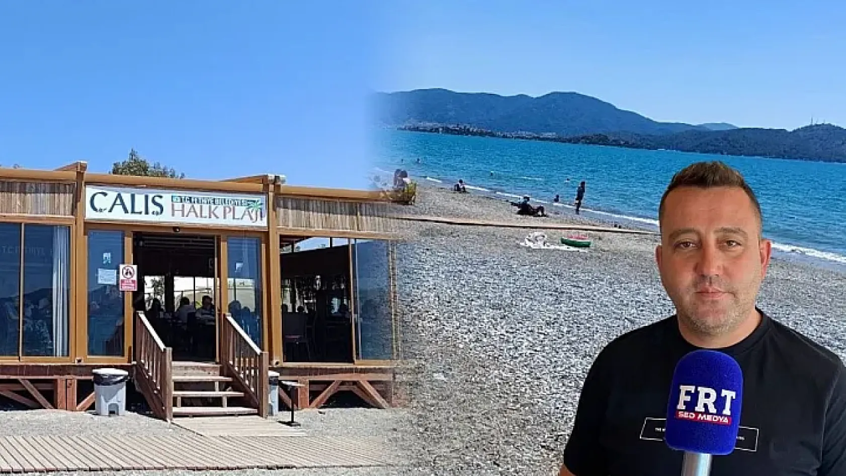 Fethiye Çalış Halk Plajı'nda Uygun Fiyatlı Hizmet İlgi Görüyor
