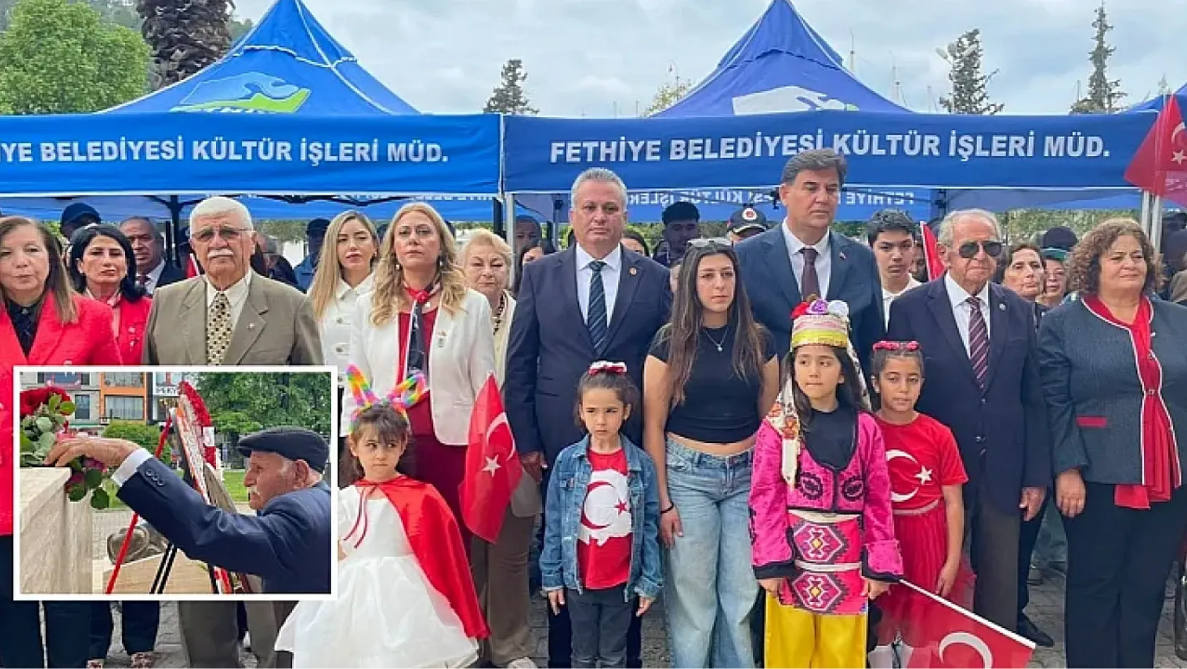 Fethiye'de 23 Nisan'da alternatif çelenk töreni: Hem bayram hem hüzün