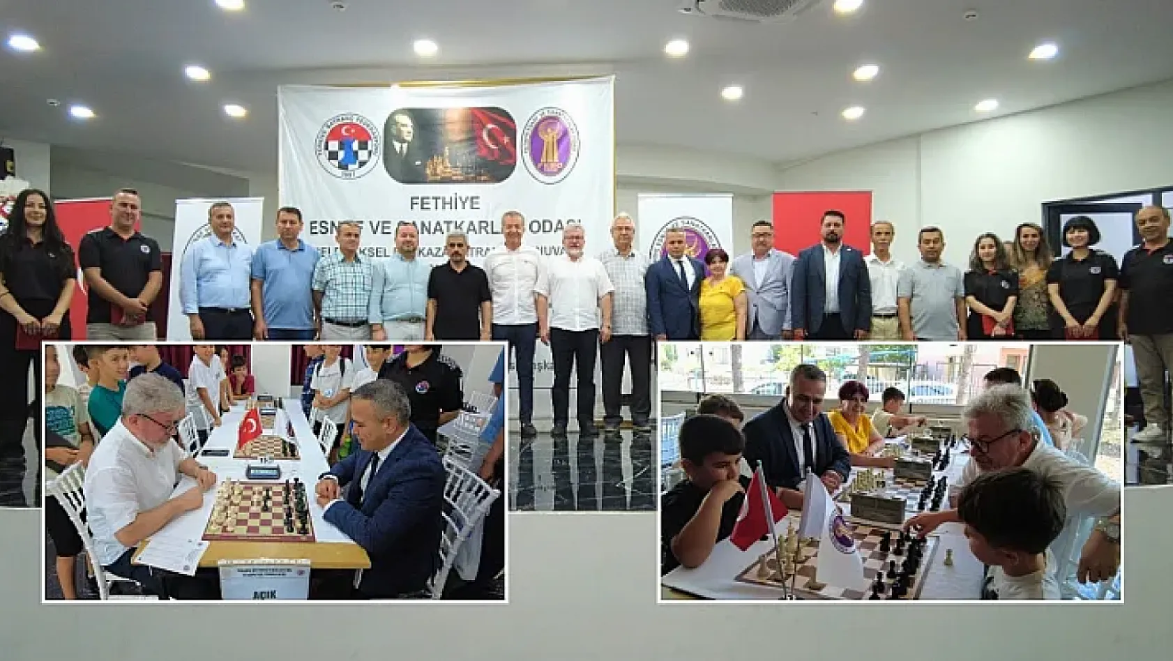 Fethiye'de Beşkaza Satranç Turnuvası Başladı