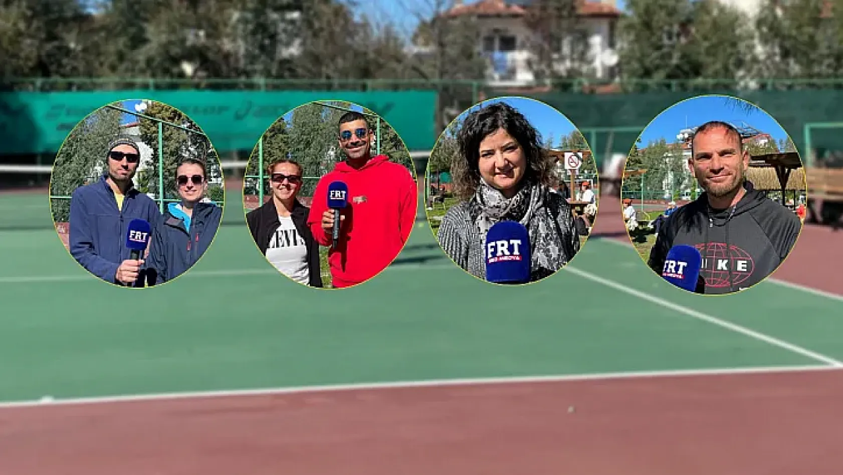 Fethiye'de ertelenen tenis turnuvası coşkulu başladı