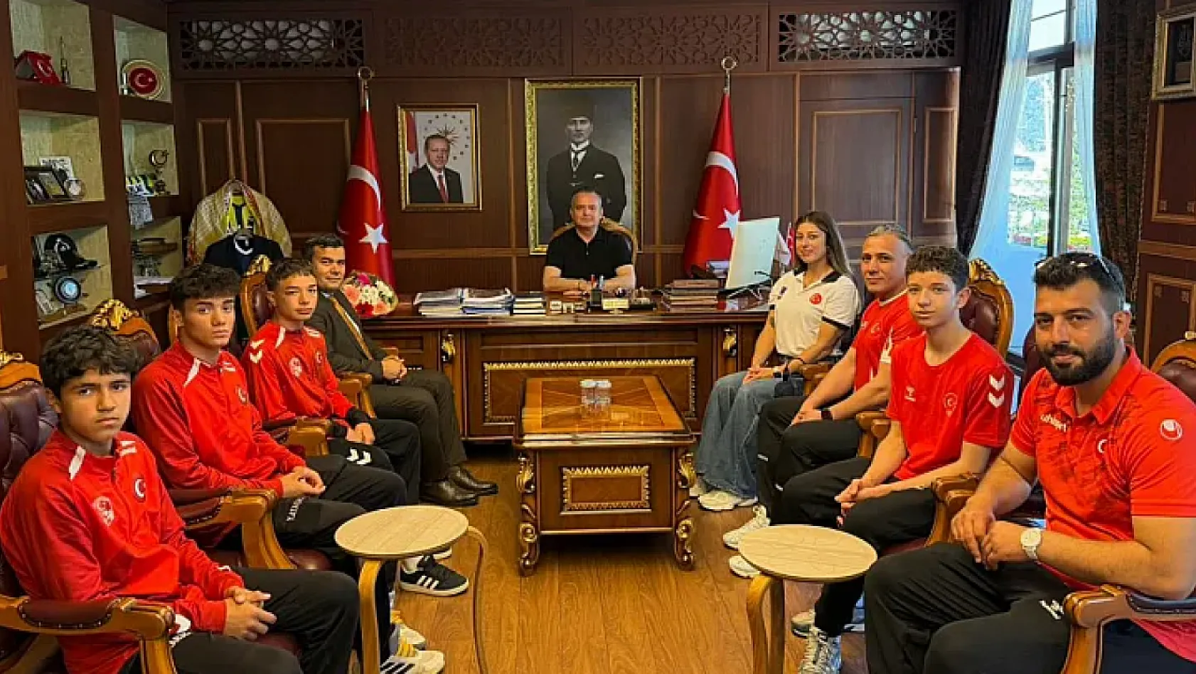 Fethiye'de Gençlik Haftası'nda Milli Sporculardan Anlamlı Ziyaretler