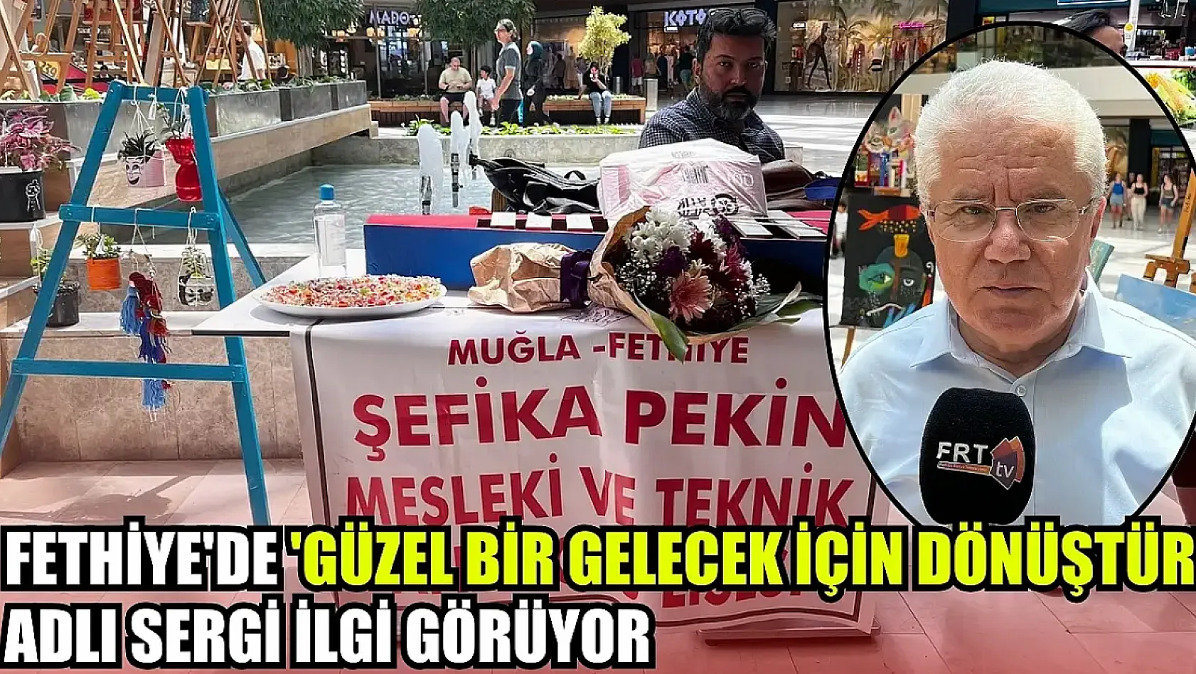 Fethiye'de 'Güzel Bir Gelecek İçin Dönüştür' Adlı Sergi İlgi Görüyor