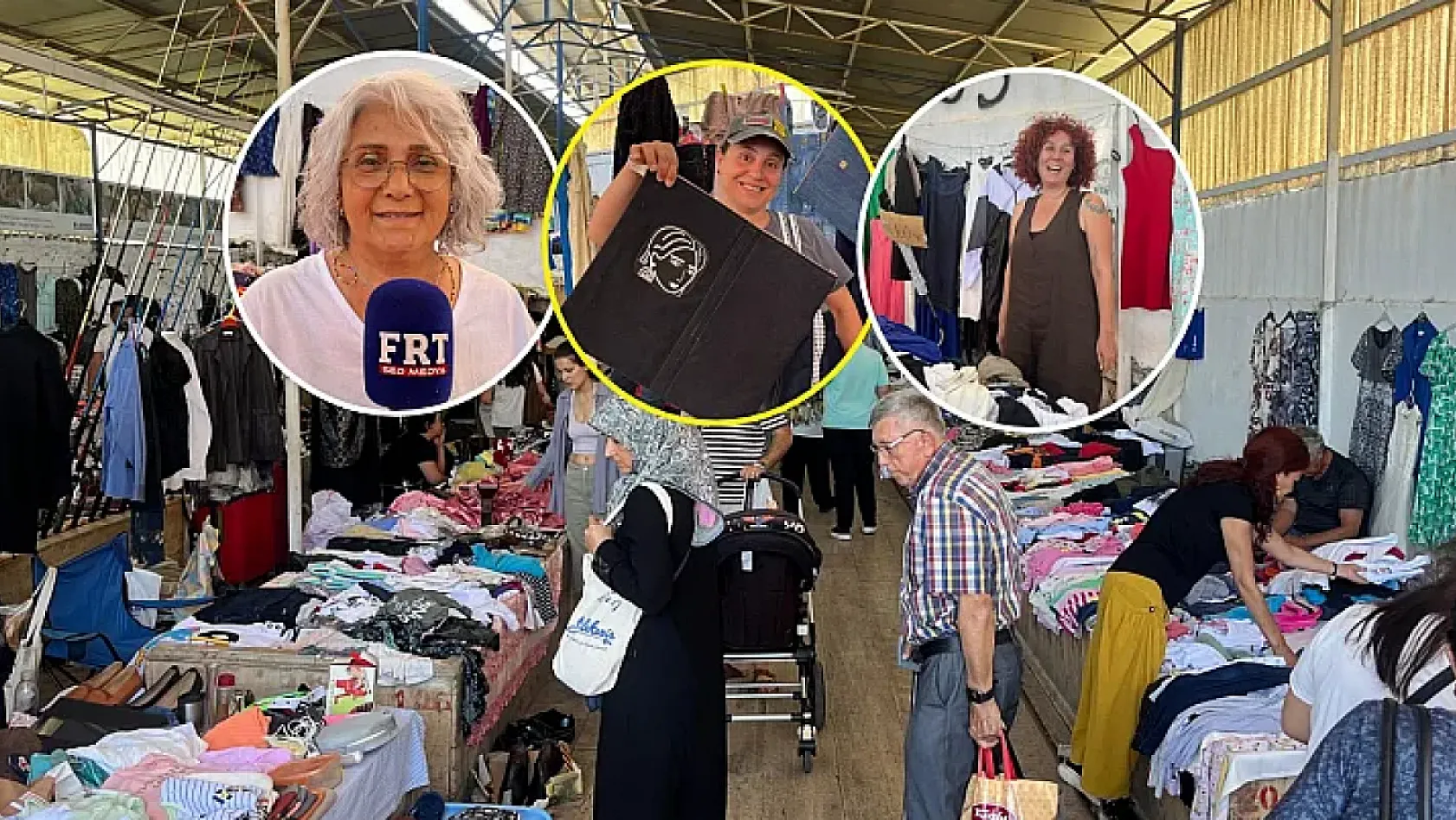 Fethiye'de ikinci el pazarı sosyal dayanışma, üretim ve geri dönüşümle büyüyor