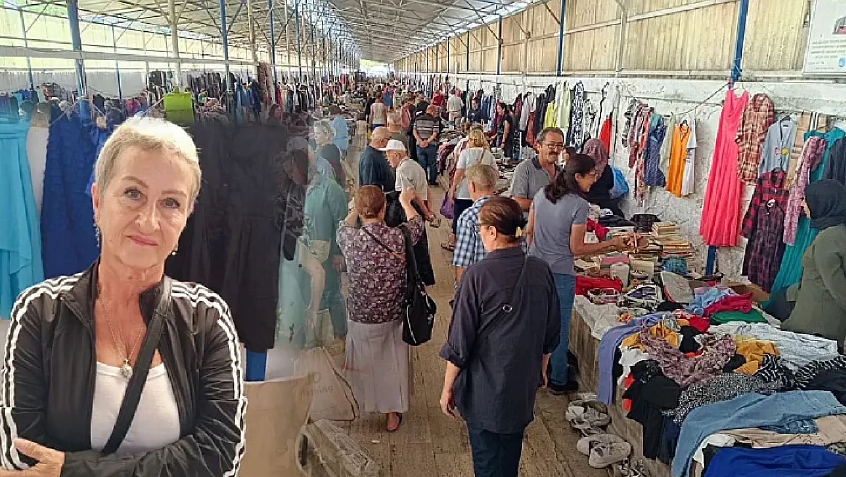 Fethiye'de ikinci el pazarında esnafın kanal boyu talebi