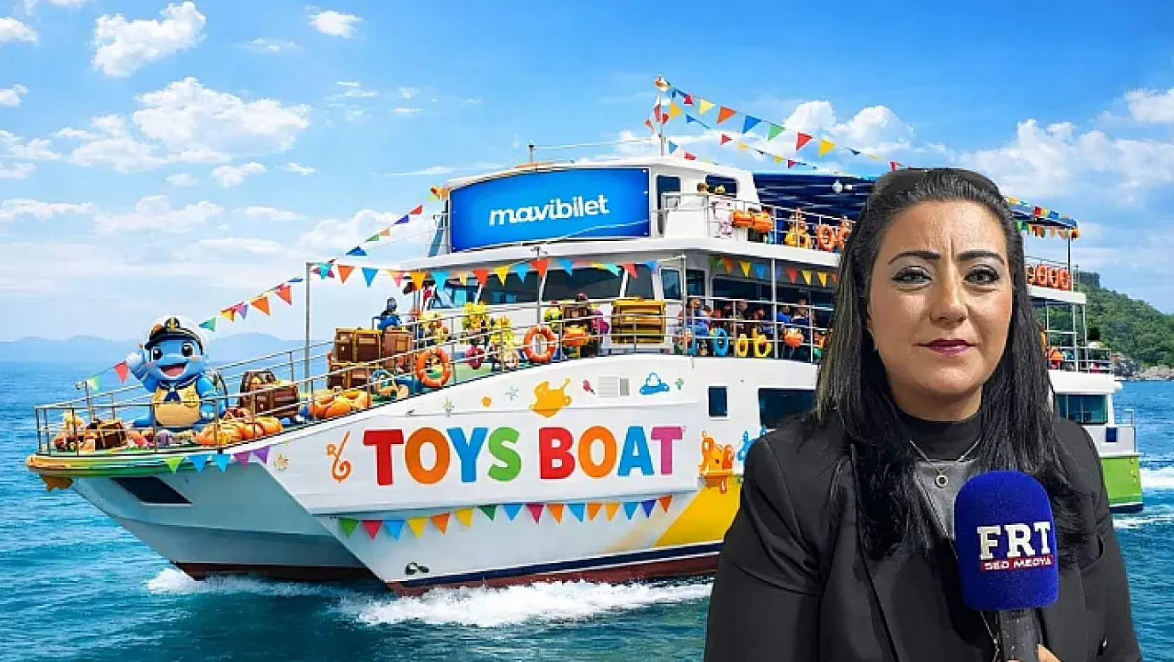 Fethiye'de mavibilet.com imzası: Toys boat ile deniz turizminde yeni dönem